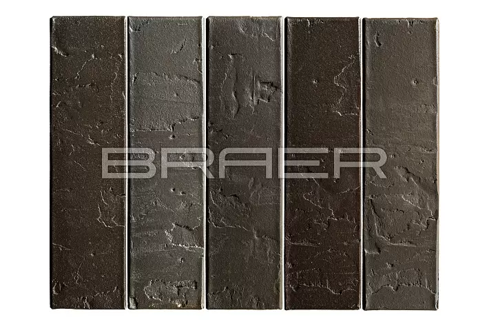 Кирпич лицевой BRAER М150 0,7НФ БРАЕР кладка Нуар терра купить в "Строй-Ресурсе"